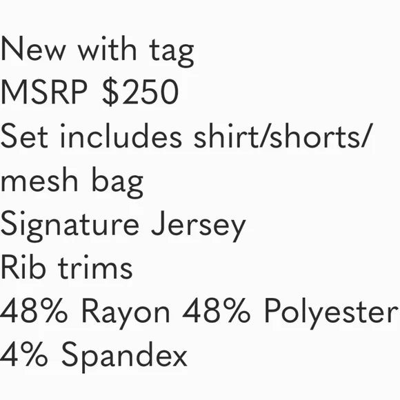 Rag & Bone The Knit Lounge Travel Set Black Small nwt - Picture 9 of 9